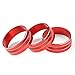 Air Conditioner Conditioning Twist Switch Ring Trim for 2011-2016 Jeep Wrangler JK JKU Compass Patriot (Red)