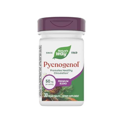Nature's Way Pycnogenol Premium Blend, Promotes Healthy Circulation*, Antioxida…