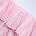 TILLYOU Crib Skirt Dust Ruffle Double Layer, Microfiber Nursery Crib Toddler Bedding Skirts for Baby Girls, 14