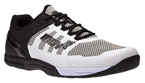 Inov-8 Mens F-Lite 290 Knit - Ultimate Power Training Shoes - Super Breathable Knitted Upper - White/Black 11 M US