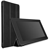 MoKo Case for Amazon Kindle Fire HD 7 2013 - Ultra Slim Lightweight Smart-shell Stand Cover Case for Fire HD 7.0 Inch 3rd Generation Tablet, BLACK (With Smart Cover Auto Wake / Sleep.)