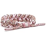 Rastaclat Tulip Pink Floral Print Shoelace Bracelet