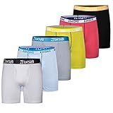 JINSHI Men's Comfort Soft Bamboo Boxer Briefs