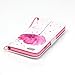 iPhone 5S Case, iPhone 5 Wallet Case, Firefish [Kickstand] [Shock Absorbent] Double Protective Case Flip Folio Slim Magnetic Cover with Wrist Strap for Apple iPhone 5/5S/SE-Flower