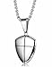 LOYALLOOK Black Cross Necklace for Women Bible Verse Cross Pendant Meaningful Religious Chain Stainless Steel American Flag Cross Pendant Chain