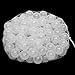 Wonder Space Soft Pit Balls, Chemical-Free Crush Proof Plastic Ocean Ball, BPA Free with No Smell, Safe for Toddler Ball Pit/Kiddie Pool/Indoor Baby Playpen, Pack of 100 (Pure - Transparent)