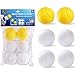 iPlay, iLearn Pitching Machine Baseball & Tennis, Plastic Replacement Balls, Active Training Balls, Outdoor Sport Games, Gifts for 3, 4, 5, 6, 7 Year Olds Kids, Boys, Girls - Pack of 6