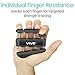 Finger Strengthener by Vive (3 Pack) Hand Grip Equipment for Guitar, Musicians, Rock Climbing & Therapy - Gripper with Exercise Guide for Strengthening Muscles