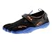 FILA SKELE-TOES EZ SLIDE DRAIN BLACK/TURKISH SEA/ORANGE MENS RUNNING Size (7)
