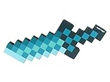 EnderToys Foam Ice Dagger Toy Weapon, Pixelated Blade, 10 inch