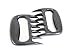 Pulled Pork Claws - Meat Claws for Barbecued Beef, Chicken, Turkey - Shred Meats Like a Bear - Great for BBQ - Best Shredding Tool on the Market - Works in Seconds - Professional Grade - Cook Like a Chef - Satisfaction Guarantee