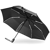 Stanzino Compact Windproof Travel Umbrella - Best Compact Umbrella for Men & Women - Lightweight & Durable - Automatic Open & Close Feature - Includes Fabric Cover for Storage