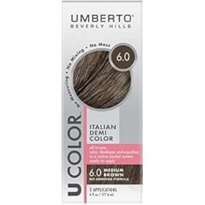 Amazon.com : UMBERTO U COLOR ITALIAN DEMI COLOR KIT-6.0 ...