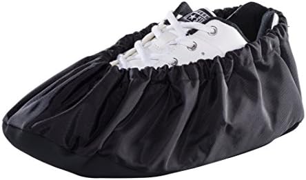 Washable Reusable Shoe and Boot Covers - Medium/Black, Nonskid, Made in USA
