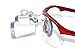 Zinnor Dentist Dental Surgical Medical Binocular Loupes Optical Glass Loupe 3.5X420mm (FBA Delivery)