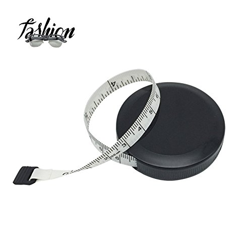 Tape Measure Retractable Measuring Tape for Cloth Body Measuring Tape and the Dual Sided Tape Measure for Sewing Tailor Fabric Measuring Tape (White)