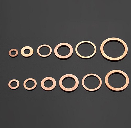280Pcs M5-M20 Solid Copper Washer Set for Tap Plumbing Garage Engine Assorted Sump Plug [US Warehouse] by AdvancedShop - Thumbnail 5