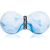 FITZELAR Double Lacrosse Massage Ball for Myofascial Release, SGS Certification, Massage Deep Tissue for Waist Back Feet, Tri