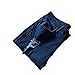 VICVIK Woman Knee Skinny Denim Distressed Ripped Boyfriend Jeans (L)