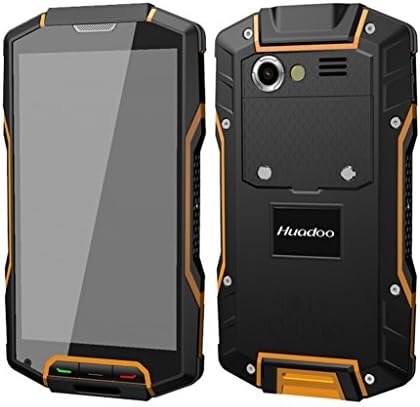 Huadoo HG04 IP68 Rugged Waterproof 4G Unlocked Smartphone Android 2G RAM 16G ROM Dual SIM 5.0MP/13MP Dual Cameras Shockproof Dustproof 4.7 Inch 3800mah Battery FDD-LTE Outdoor Cell Phones(Orange)