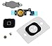 MMOBIEL Home Button for iPhone 5C (Black) with Flex Cable incl Metal Bracket Key Cap Rubber Gasket incl 2 screws and 2 x Screwdrivers for easy installation