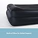 Intex Pillow Rest Raised Airbed with Built-in Pillow and Electric Pump, Twin, Bed Height 16 1/2