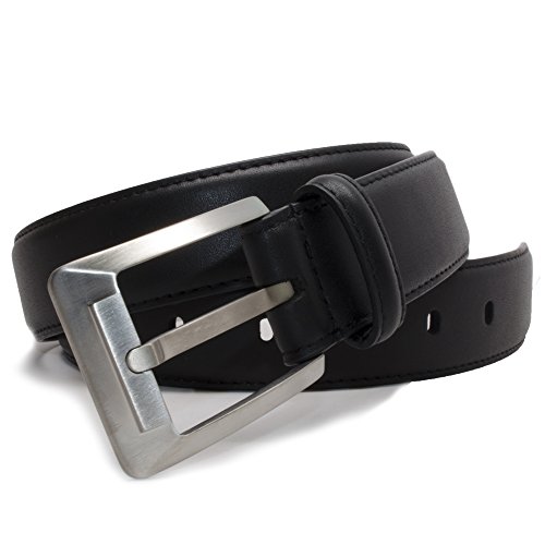 Nickel Free Titanium Dress Belt, Black -36"