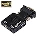 FineSource (VGA Male to HDMI Female) 1080P VGA to HDMI Converter Adapter Box Audio Port VGA Extension Cable Mini USB Power Cable 3.5mm Audio Cable Included
