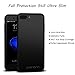 iPhone 7 Plus Case, Willnorn Norn One Full Body Coverage Ultra Slim Case with Tempered Glass Screen Protector for Apple iPhone 7 Plus (5.5-Inch) (Space Black)