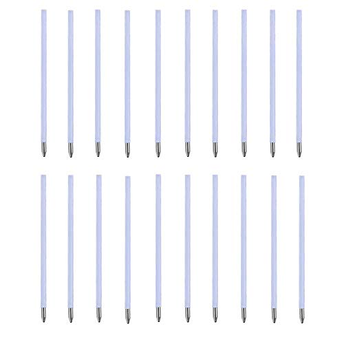 Ipienlee 6 in 1 Tech Tool Pen with Ruler, Levelgauge, Ballpoint Pen, Stylus and 2 Screw Driver, Multifunction Tool Fit for Mens Gift (20pcs Refills)