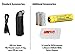 Nitecore MH20GT 1000 Lumens USB Rechargeable Long Throwing CREE XP-L HI V3 Flashlight with 3400 mAh 18650 Li-ion Battery, Battery Organizer and 2xCR123A Batteries