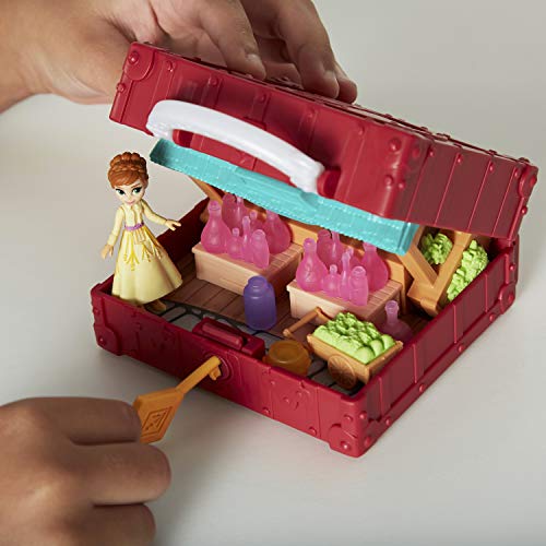 Disney Die Eiskönigin 2 Pop-Up Abenteuer Dorfset Spielset mit Griff, inklusive Anna Puppe zum Disney Film Die Eiskönigin… – Bild 6