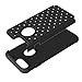 iPhone 7 Plus Case, SAUS [Drop Protection/Shock Absorption Technology] Studded Rhinestone Crystal Bling Hybrid Armor Defender Dual Layer Case Cover for iPhone 7 Plus (Black)