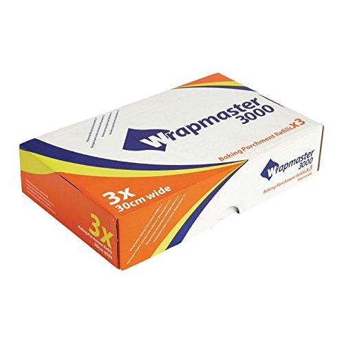 Wrapmaster Baking Parchment Refill - 300mm 12" x 50m (Box 3), 300mm x 50m