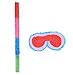 Small Pinata Stick and Blindfold for Kids Birthday, Cinco de Mayo Party Decorations (2-Piece Mini Pinata Set)