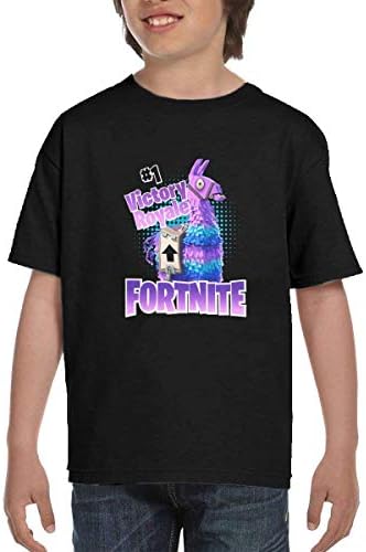 Fortnite Llama Unicorn Youth Unisex Kids Short Sleeve T-Shirts Tees
