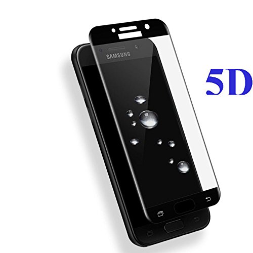 COOCOl 5D Full Cover Protective Glass For Galaxy A5 NEW A3 A7 A8 J730 J530 J330 J3 J5 J7 Prime Screen Protector Tempered Glass J3 2017 J330 EU Gold