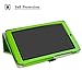MediaPad T3 7.0 Case,Mama Mouth PU Leather Folio 2-Folding Stand Cover with Stylus Holder for Huawei MediaPad T3 7.0 Inch Tablet,Green