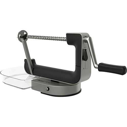 bonVIVO Kitchen Wizard, Stainless Steel Fruit and Vegetable Spiralizer (5 Blades), Practical And Convenient Multi-Functional Kitchen Tool For The Home Cook
