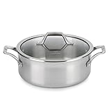 Calphalon AccuCore Stainless Steel Dutch Oven with Cover, 5-Quart