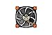 Thermaltake Ring 12 High Static Pressure 120mm Circular LED Case Radiator Cooling Fan CL-F038-PL12OR-A Orange