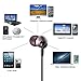 3.5mm Hi-Fi Extra Bass Wired Earbuds with Mic and Remote with DAC Audio Adaptors for All Apple Phones and Android (Earbuds with 3.5mm Plug Only)