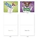 The Best Card Company, Dog Big Thanks - 10 Thank You Cards Boxed (4 x 5.12 Inch) - Bulk Assortment of Pet Dog Thank Yous M2369TYG