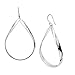 Silpada 'Do the Twist' Open Teardrop Drop Earrings in Sterling Silver