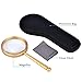 10X Handheld Magnifier with Metal Handle High Clarity Reading Magnifying Glass for Book Newspaper Maps fine Print ，Archeology，Soldering Repair，Science and Craft，Great for Seniors and Kids（90mm/3.5