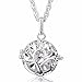 Eudora Harmony Bola Tree of Love 20mm Angel Caller Pendant Musical Chime Prayer Bell 30'' Necklace Silver