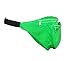 Rave Fanny Pack In Day Glow Colors, Black Light Reactive (Neon Green)
