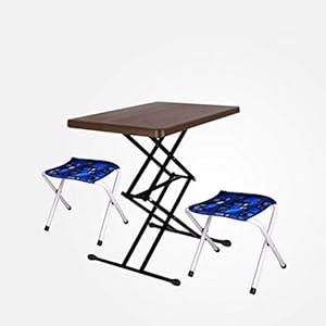 Coirfit Smart Homes Scissor Height Adjustable Multi Purpose Plastic Table for Study, with 2 Seats Dining & Outdoor…