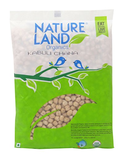 NatureLand Organics Garbanzo Beans Chickpea , USDA Certified- Choose Weight