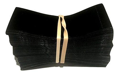 66 x 25 mm Black Perforated Shrink Band for Growler Bottles, Pharmaceutical Bottles, Gallon Jugs, Honey Bottles, and More. [Compatible Diameter Range: 32 mm – 38 mm] Pack of 250